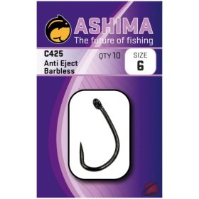 Ashima C425 Anti-Eject Barbless - Szakáll nélküli bojlis horog