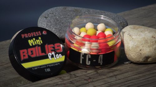 Profess Mini Fluo boilies 8mm FC-4 (szín mix)